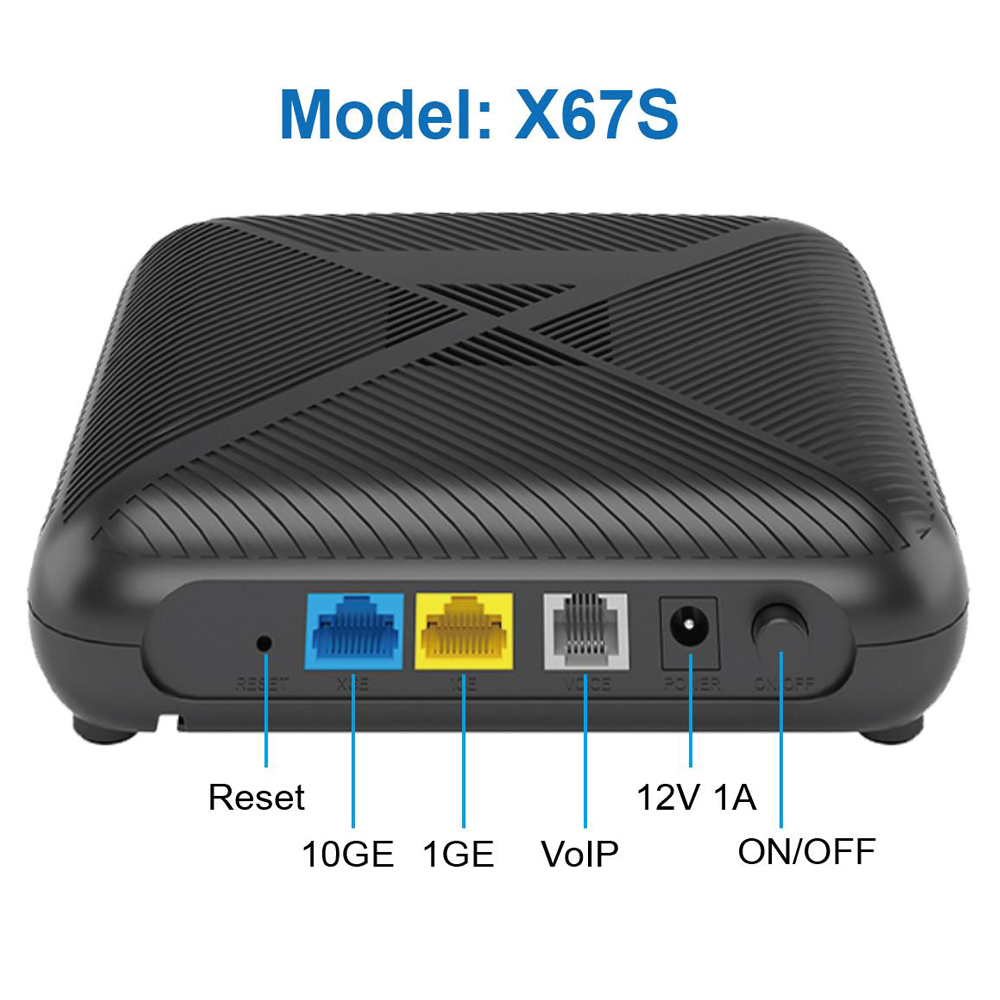 xgspon xgs-pon small onu gpon epon ont 10g 10ge LAN 10gbps with VoIP Port